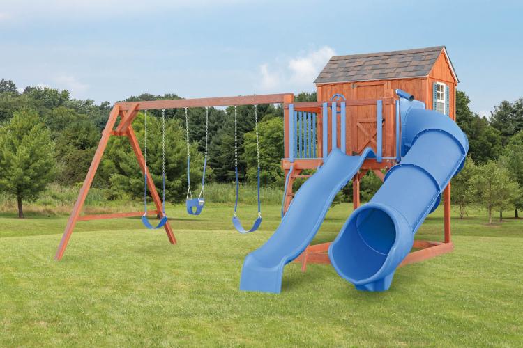 Wood Swing Sets Myerstown Sheds & Fencing